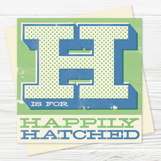 Uppercase Happily Hatched Card