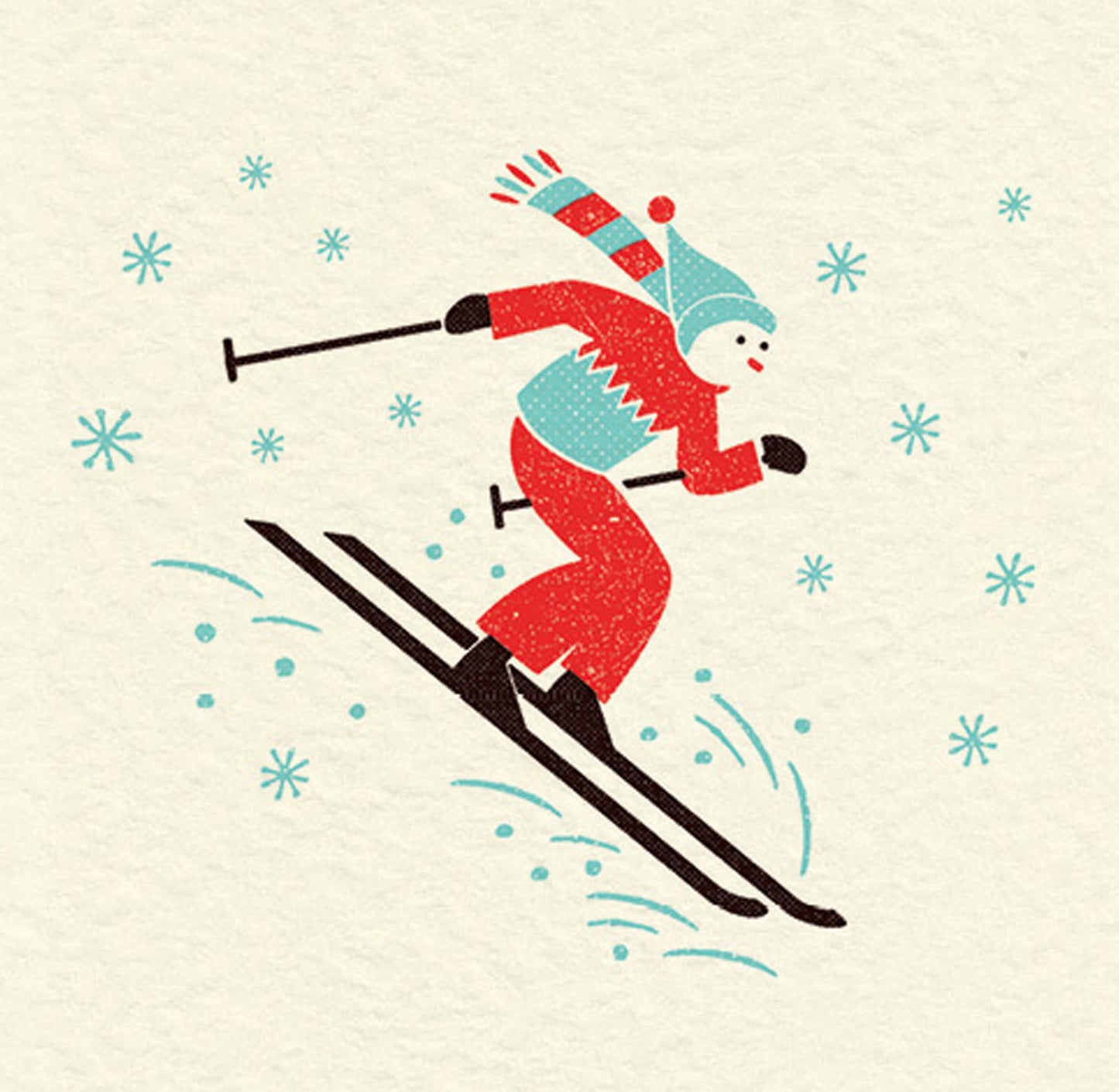 Winter Sports Christmas: Ski
